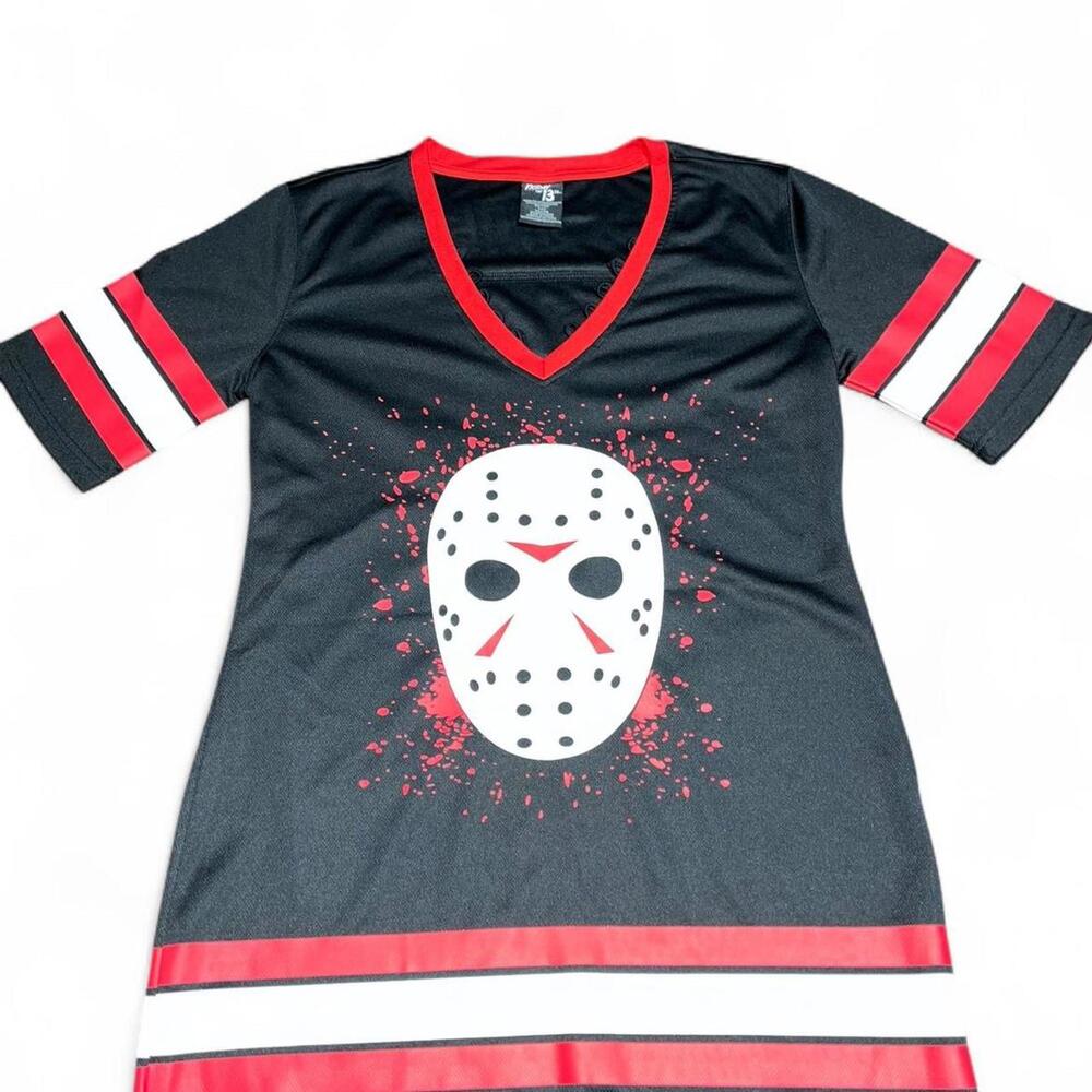 Friday the 13th Womens Graphic Dress with Hockey Mask Design